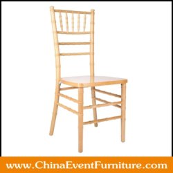 high quality stackable natural wood chiavari chairs for weddings