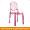 wholesale stackable pink ghost chairs for weddings