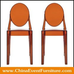 wholesale stackable red ghost chairs for events