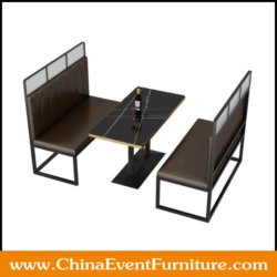 Chinese factory manufacture restaurant booths and tables wholesale for hotel restaurants