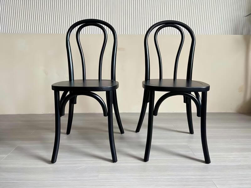 wholesale stackable black bentwood chairs for restaurants