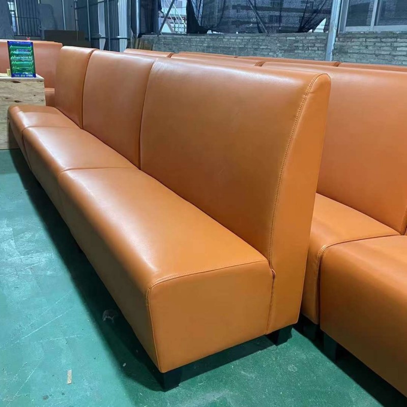custom made commercial quality vinyl banquette seating for wholesale