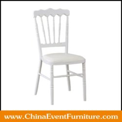 wholesale stackable white napoleon chairs for weddings