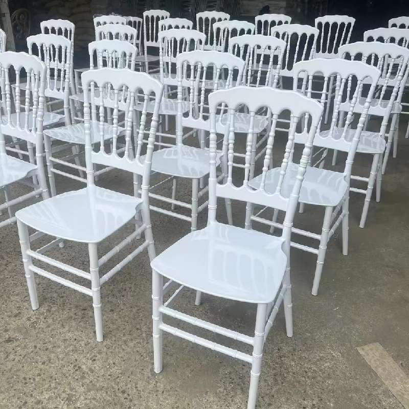 wholesale stackable white napoleon chairs for events