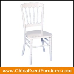 wholesale wooden white Napoleon Chairs for weddings