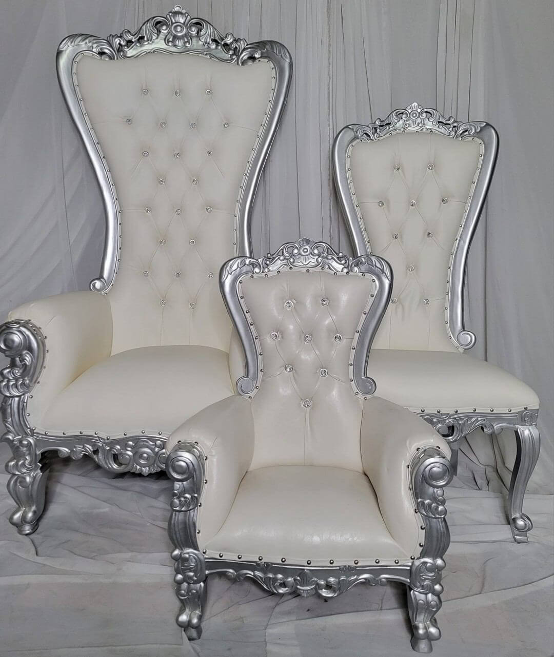 wholesale types of upholstered silver thorne chairs for events