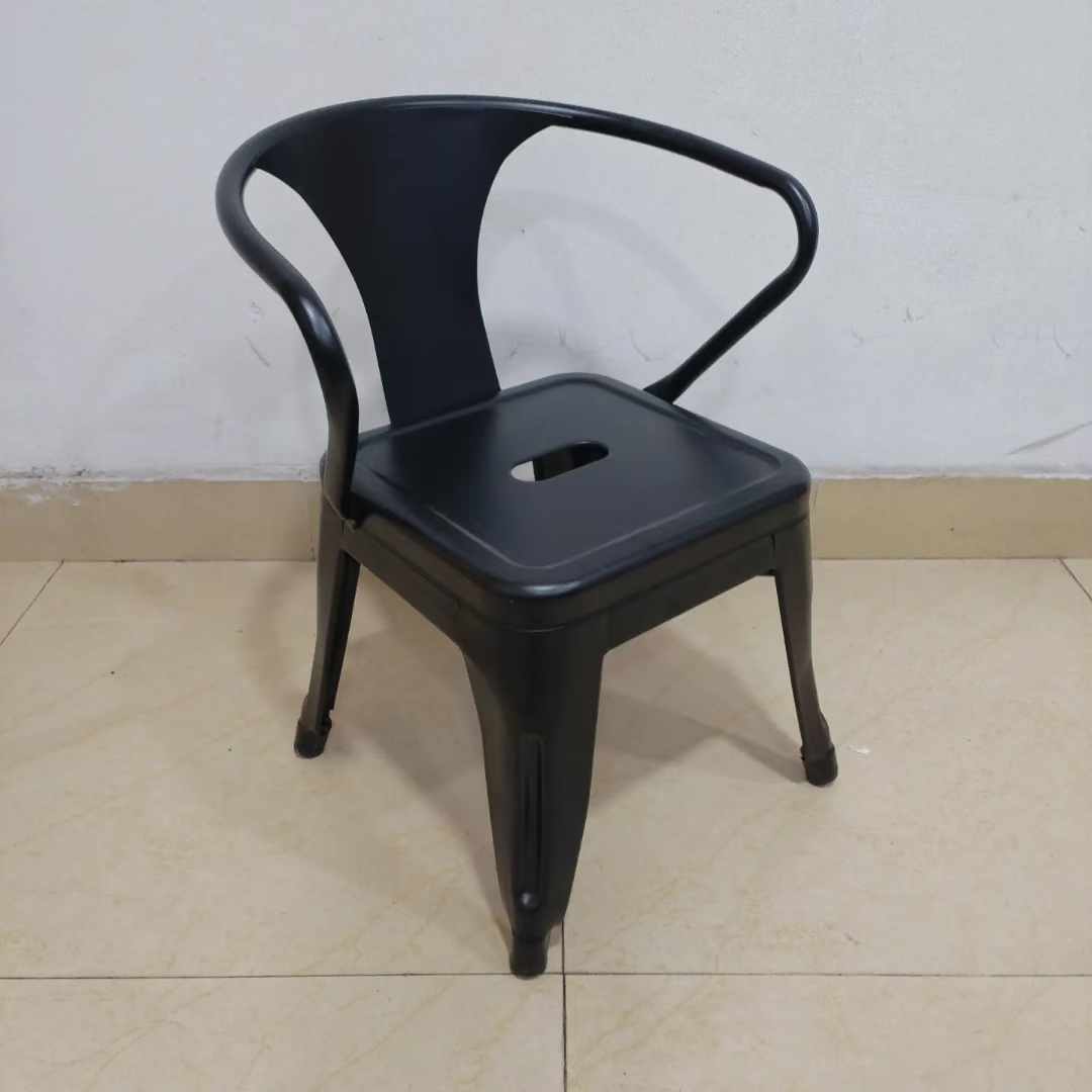 wholesale stacked metal Black Tolix Chairs for dining room