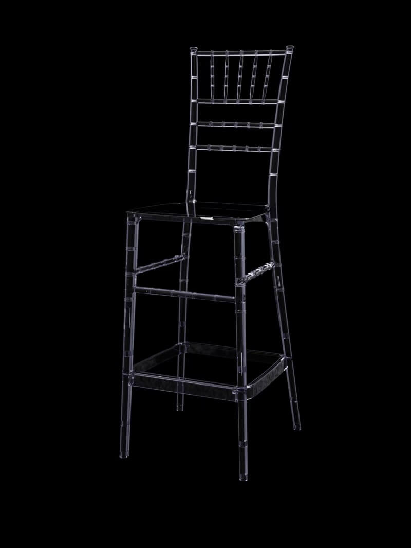 Clear Chiavari Bar Stools wholesale commercial quality Clear Chiavari Bar Stools for events