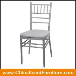 wholesale silver Steel Chiavari chair for weddings