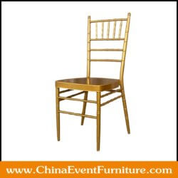 wholesale gold Steel Chiavari chairs for events