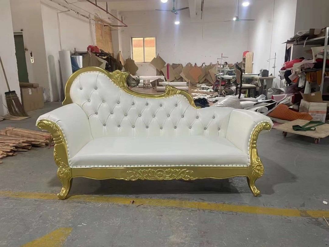 wholesale luxury love seat wedding stage sofa for bride and groom