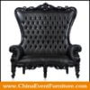 wholesale 2 seat black throne chairs for events