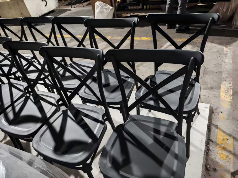wholesale black x back dining chairs for dining rooms