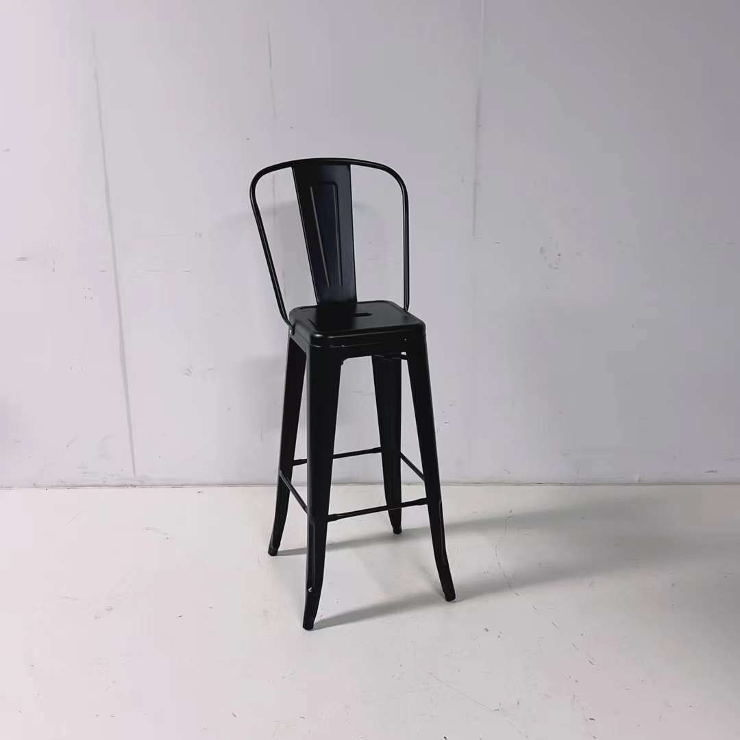 wholesale high back Black Tolix Bar Stools for sale