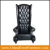 wholesale black high back king chairs for events