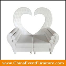 wholesale white upholstered king and queen chairs for weddings