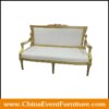 wholesale white and gold marriage hall sofa for weddings