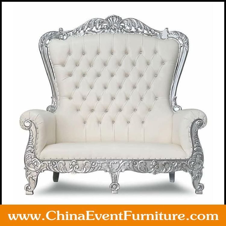 throne loveseat wholesale silver throne loveseat for king and queen
