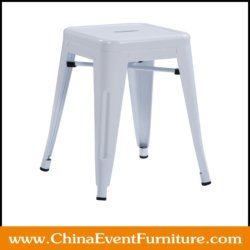 wholesale metal white tolix low stool for dining room