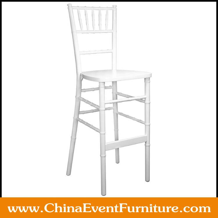 white Chiavari bar chair