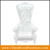 wholesale height back upholstered white throne chairs for weddings