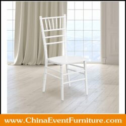 wholesale stacked white wood chiavari chairs for weddings