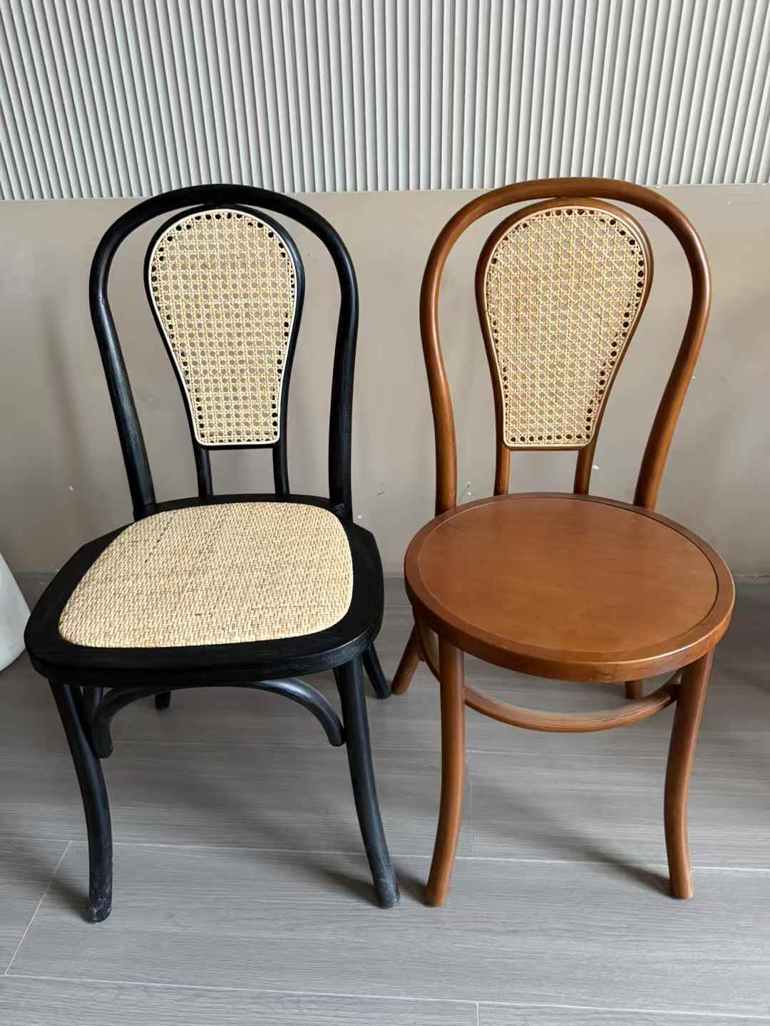 wholesale wooden Cane Bentwood Chair for hotel dining room