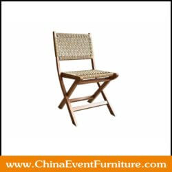wholesale wooden cane folding chairs for outdoor events