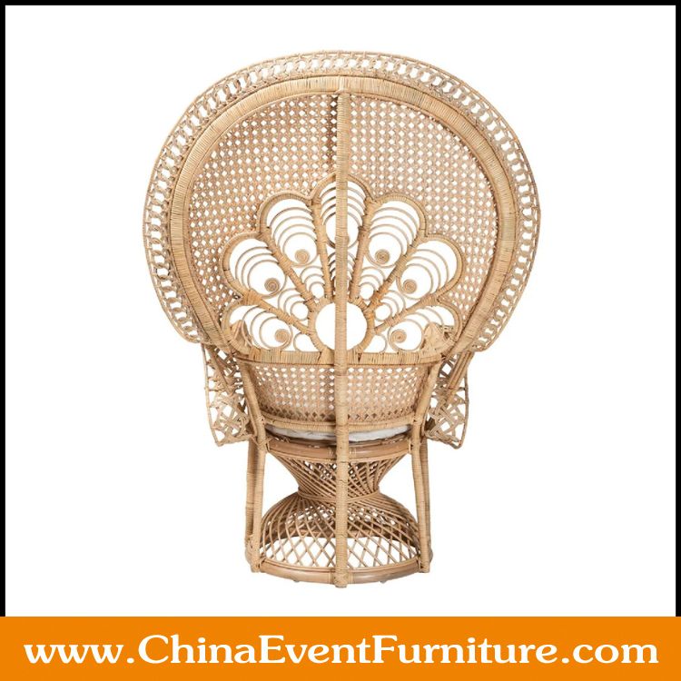 cane peacock chair wholesale rattan cane peacock chair for king and queen