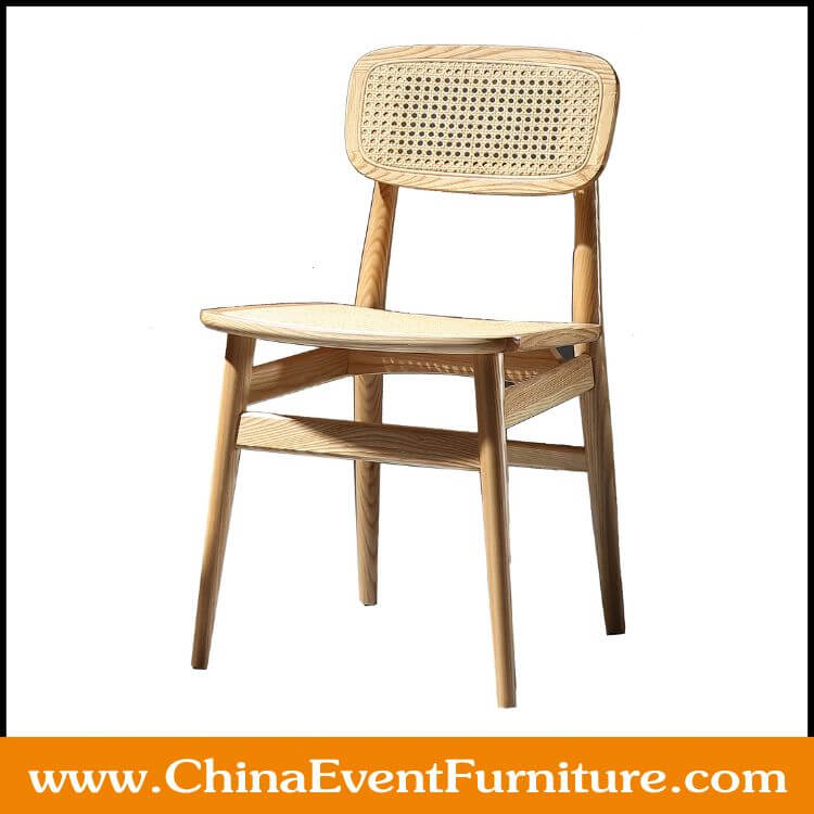 cane wood dining chair wholesale modern cane wood dining chair for dining room