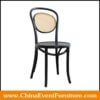 wholesale black wooden cane bentwood chair for Bistro