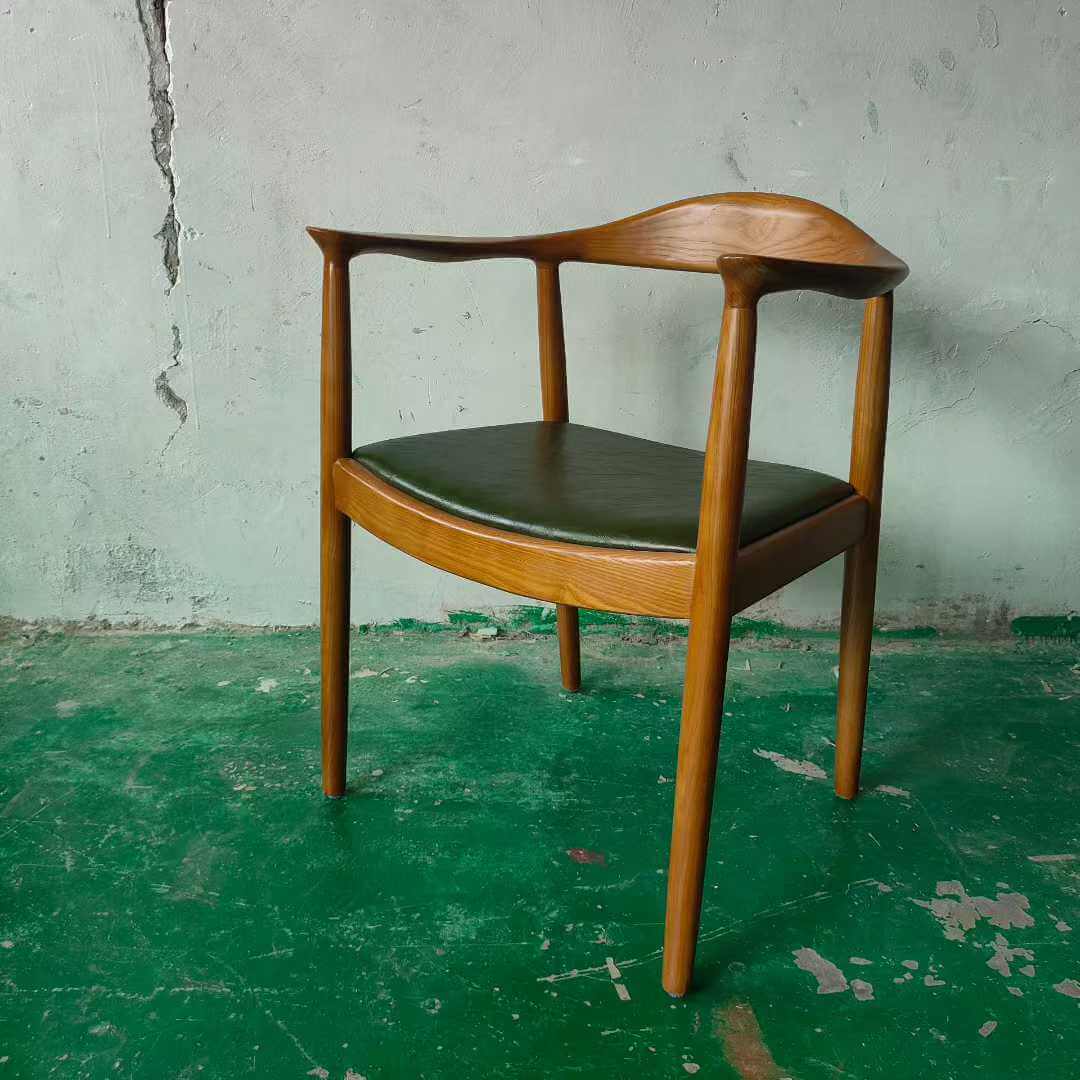 wholesale wooden kennedy armchair with upholstered for sale