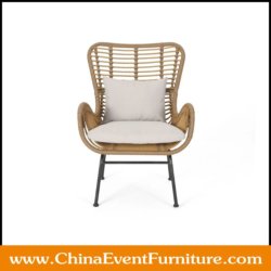 wholesale metal peacock chairs with black metal base for weddings