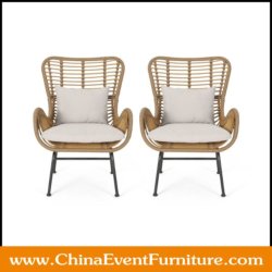 wholesale metal peacock chairs with cushions for weddings