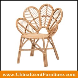 wholesale natural mini peacock chair for weddings