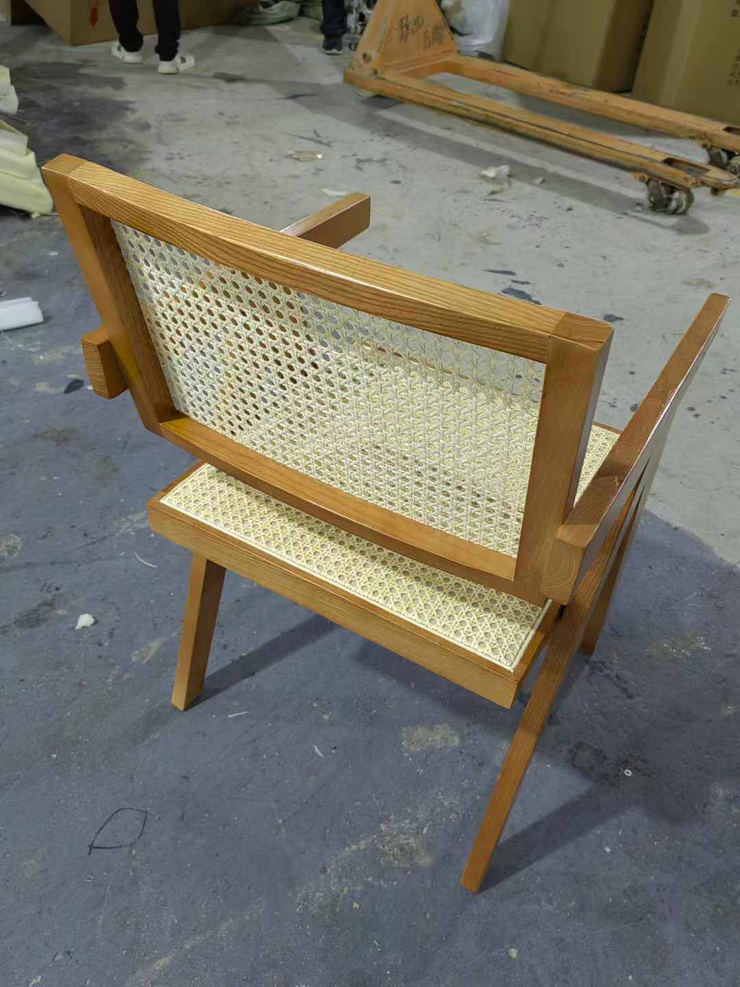 wholesale wooden teak cane chairs for hotel restaurants