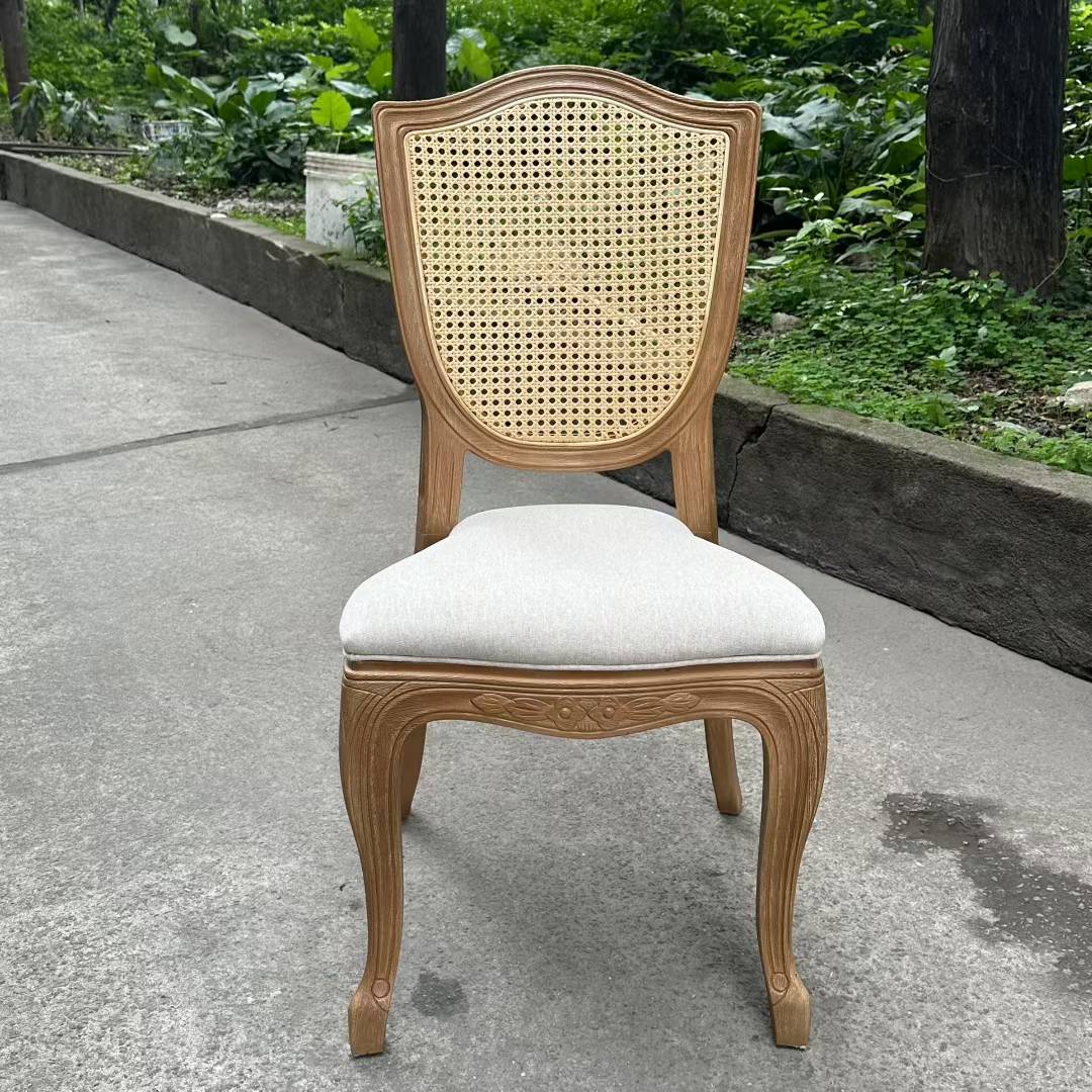wholesale stack Louis xvi cane back dining chairs for outdoor events