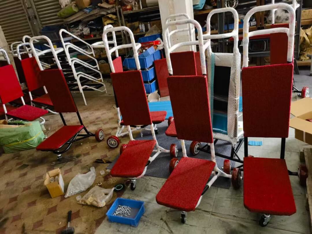 wholesale metal Banquet Chair Trolley for hotel hall