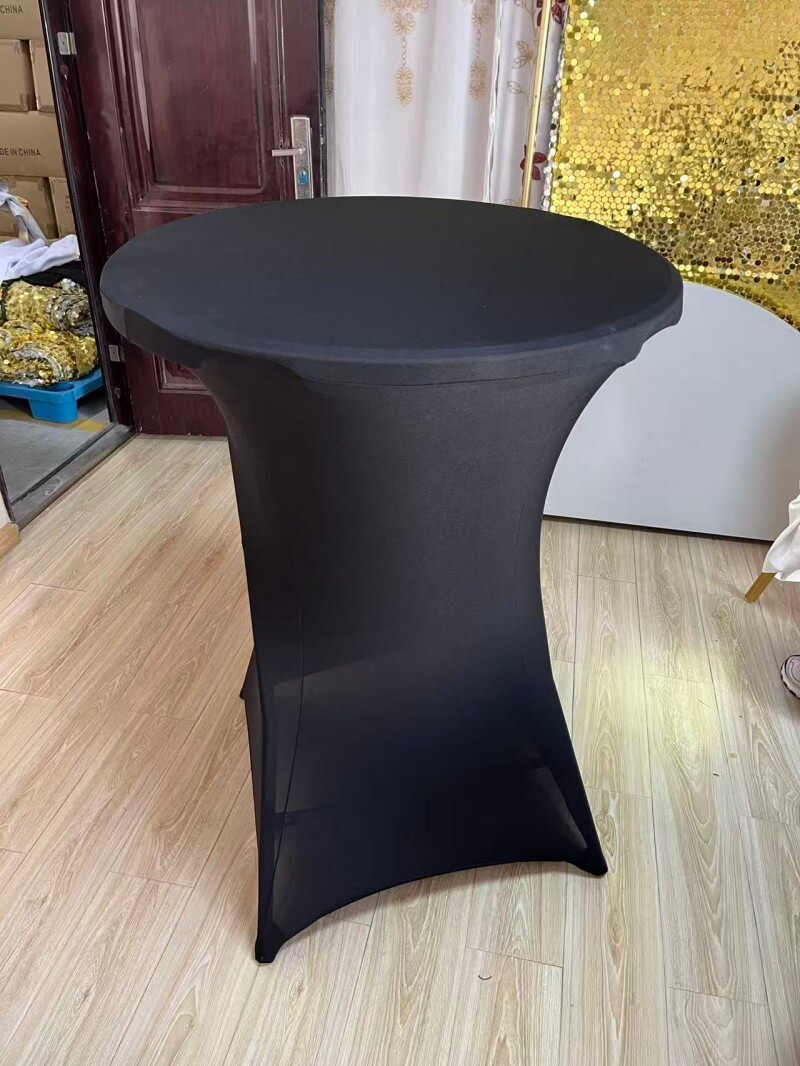 wholesale Black Cocktail Tablecloths for 80 cm cocktail table