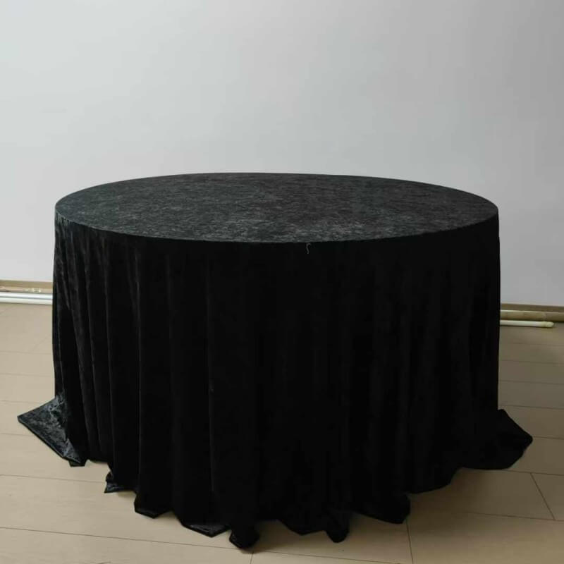 wholesale Black banquet table cloth for restaurants