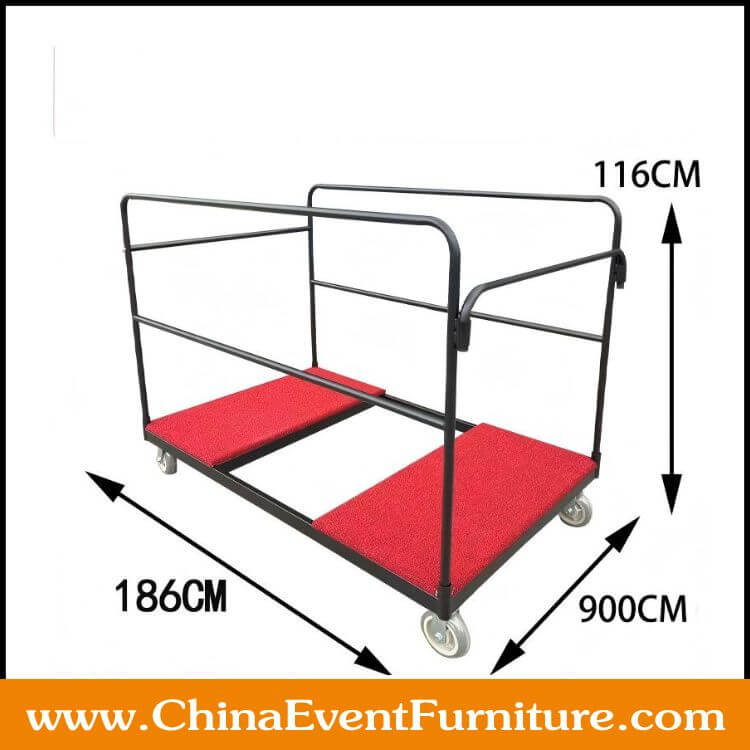 banquet table trolley wholesale wholesale metal frame round banquet table trolley for hotel banquet hall