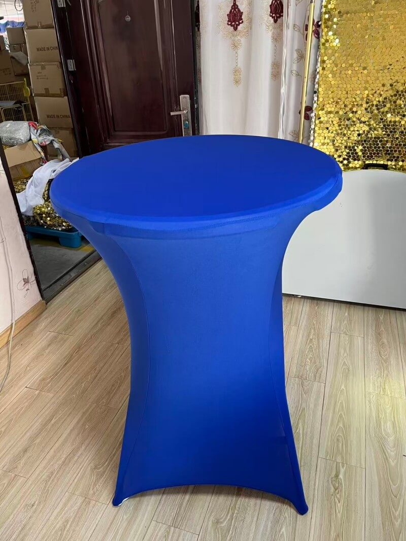 wholesale navy blue cocktail tablecloth for events