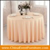 wholesale off white 132 round polyester banquet tablecloths for hotel event halls