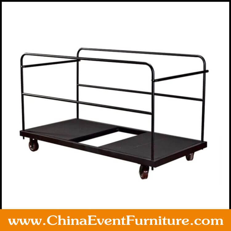 round banquet table trolley for sale wholesale metal frame round banquet table trolley for hotel banquet hall