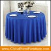 wholesale 132 royal blue round tablecloth for banquet hall