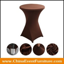 wholesale tall cocktail table covers for diameter 80 cm folding bar tables