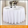 wholesale 132 round white banquet tablecloths for event hall