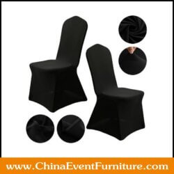 wholesale commercial quality black spandex chair covers for banquet chairs