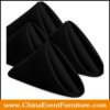 wholesale polyester black wedding napkins for weddings