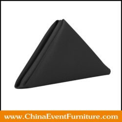 polyester black wedding napkins wholesale for weddings